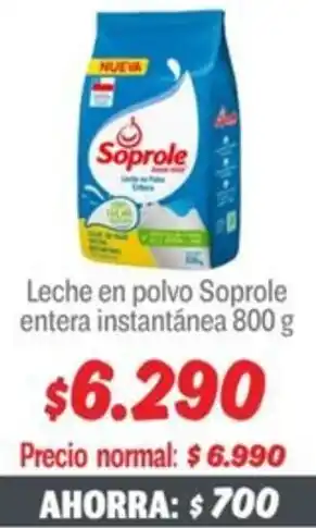 Mayorista 10 Soprole leche en polvo entera instantánea oferta