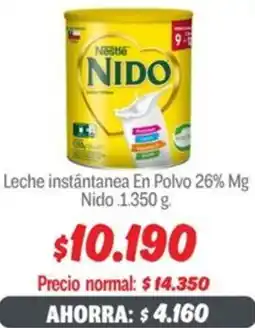 Mayorista 10 Nido leche instantanea en polvo 26% mg oferta