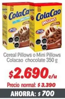 Mayorista 10 Cereal pillows o mini pillows colacao chocolate oferta