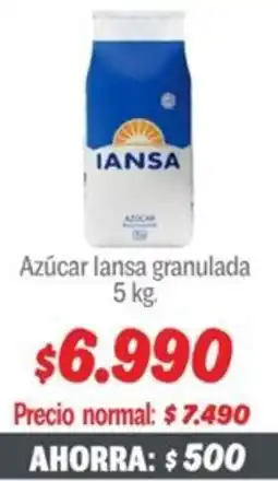 Mayorista 10 Azúcar lansa granulada oferta