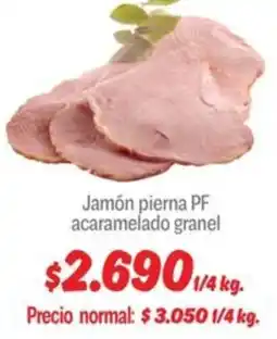 Mayorista 10 Jamón pierna PF acaramelado granel oferta