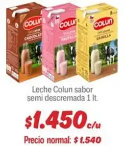 Mayorista 10 Leche colun sabor semi descremada oferta