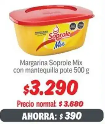 Mayorista 10 Soprole mix margarina con mantequilla pote oferta