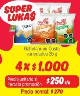 Mayorista 10 Costa galleta mini variedades oferta