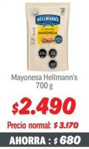 Mayorista 10 Hellmann's mayonesa oferta