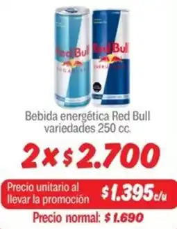 Mayorista 10 Red bull bebida energética variedades oferta