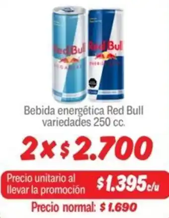 Mayorista 10 Red bull bebida energética variedades oferta