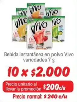 Mayorista 10 Vivo bebida instantánea en polvo variedades oferta