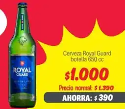 Mayorista 10 Royal guard cerveza botella oferta