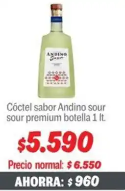 Mayorista 10 Cóctel sabor andino sour sour premium botella oferta