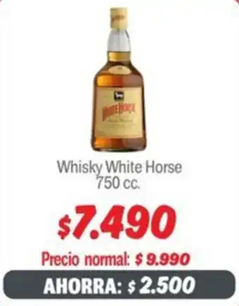 Mayorista 10 White horse whisky oferta