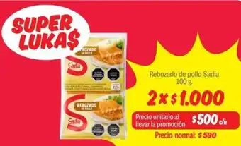 Mayorista 10 Rebozado de pollo Sadia oferta