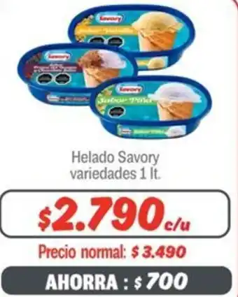 Mayorista 10 Savory helado variedades oferta