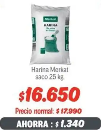 Mayorista 10 Merkat saco harina oferta