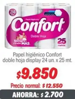 Mayorista 10 Confort doble hoja papel higiénico display oferta