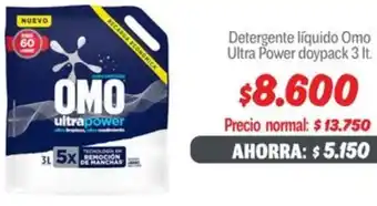 Mayorista 10 Omo ultra power detergente líquido doypack oferta