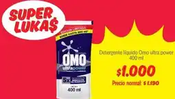 Mayorista 10 Omo ultra detergente líquido power oferta