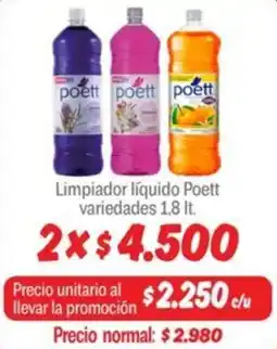 Mayorista 10 Poett limpiador líquido variedades oferta