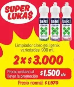 Mayorista 10 Igenix limpiador cloro gel variedades oferta