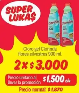 Mayorista 10 Clorinda cloro gel flores silvestres oferta