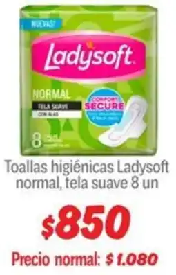 Mayorista 10 Ladysoft toallas higiénicas normal, tela suave oferta