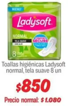 Mayorista 10 Ladysoft toallas higiénicas normal, tela suave oferta