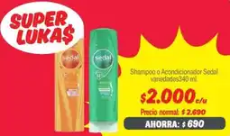 Mayorista 10 Sedal shampoo o acondicionador oferta