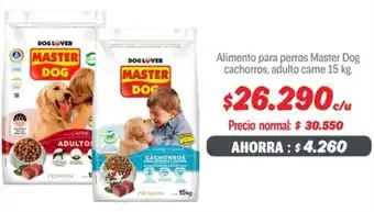 Mayorista 10 Master dog alimento para perros cachorros, adulto carne oferta