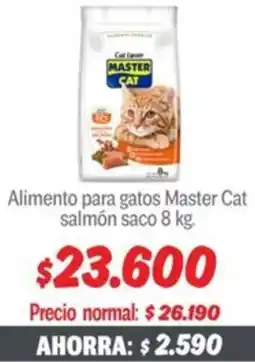 Mayorista 10 Master cat alimento para gatos salmón saco oferta