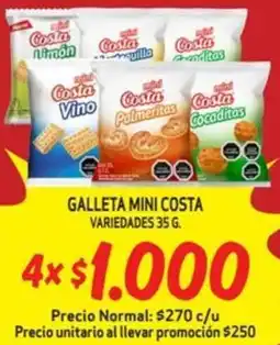 Mayorista 10 Galleta mini costa variedades oferta