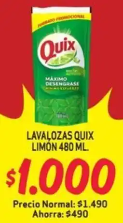 Mayorista 10 Quix limón lavaļozas oferta