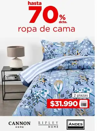 Ripley Ropa de cama oferta