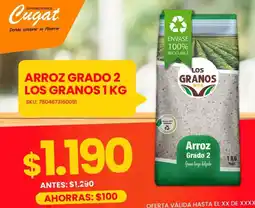 Cugat Arroz grado 2 los granos oferta