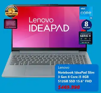 Movistar Lenovo notebook ideapad slim oferta
