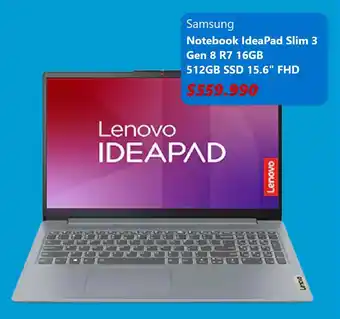 Movistar Samsung notebook ideapad slim oferta