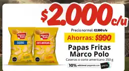 Unimarc Marco Polo Papas Fritas oferta