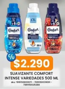Cugat Suavizante comfort intense variedades oferta