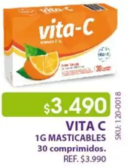 Farmacias Redfarma Vita C masticables 30 comprimidos. oferta