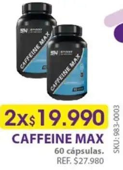 Farmacias Redfarma Caffeine max oferta