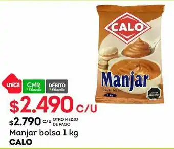 Tottus Manjar bolsa 1 kg calo oferta