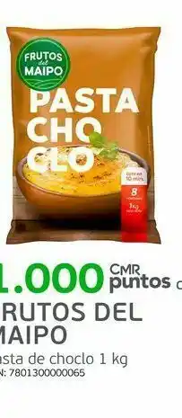 Tottus Frutos del maipo pasta de choclo 1 kg oferta