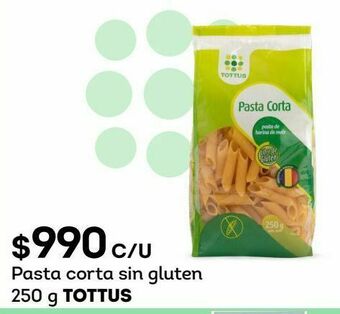 Tottus Pasta corta sin gluten 250 g tottus oferta