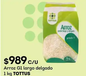 Tottus Arroz g1 largo delgado 1 kg tottus oferta