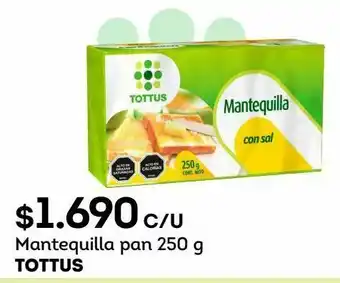 Mantequilla pan 250 g tottus