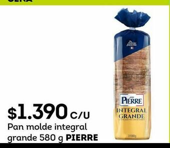 Tottus Pan molde integral grande 580 g pierre oferta