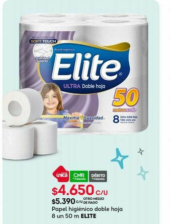 Tottus Papel higiénico elite oferta