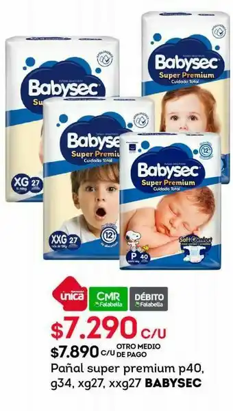 Tottus Pañales babysec oferta