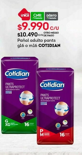 Tottus Pañales para adultos cotidian oferta