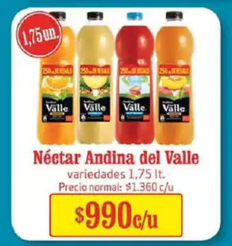 Unimarc Nectar Andina del Valle oferta