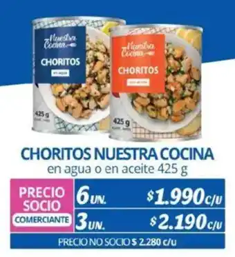 Alvi Choritos nuestra cocina oferta